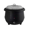 Sunnex 10l Soup Warmer | Black Commercial Sauce Curry Mulled Wine Candle Wax
