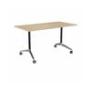 Olg Modulus Boardroom Table New Oak Smooth Top L1500mm X W750mm
