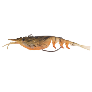 Berkley 2022 Shimma Shrimp Weedless 100mm Soft Vibe Fishing Lure Orange Belly Shrimp