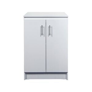 Bedford 884 x 604 x 604mm White 2 Door High Moisture Resistant Cabinet Base