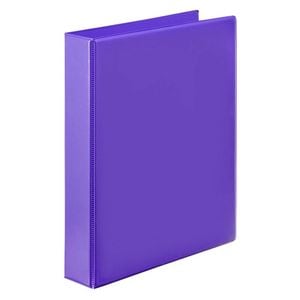 Marbig Clearview A4 2D-Ring Insert Binder 25mm (Purple)