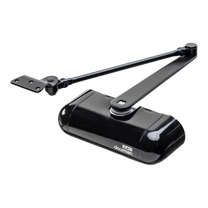 Ryobi Black Light Duty Domestic Door Closer 