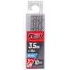Full Boar 3.5mm M2 HSS Drill Bit - Pack of 10