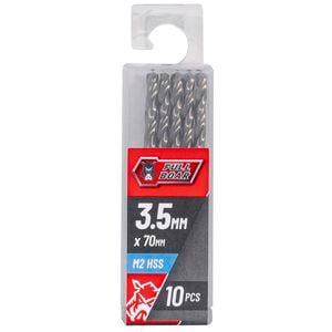 Full Boar 3.5mm M2 HSS Drill Bit - Pack of 10