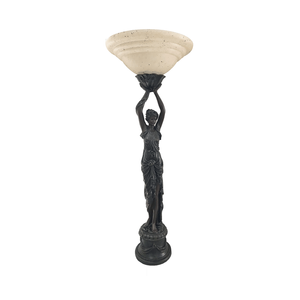 G&g Egyption Lady Uplight Art Deco Floor Lamp