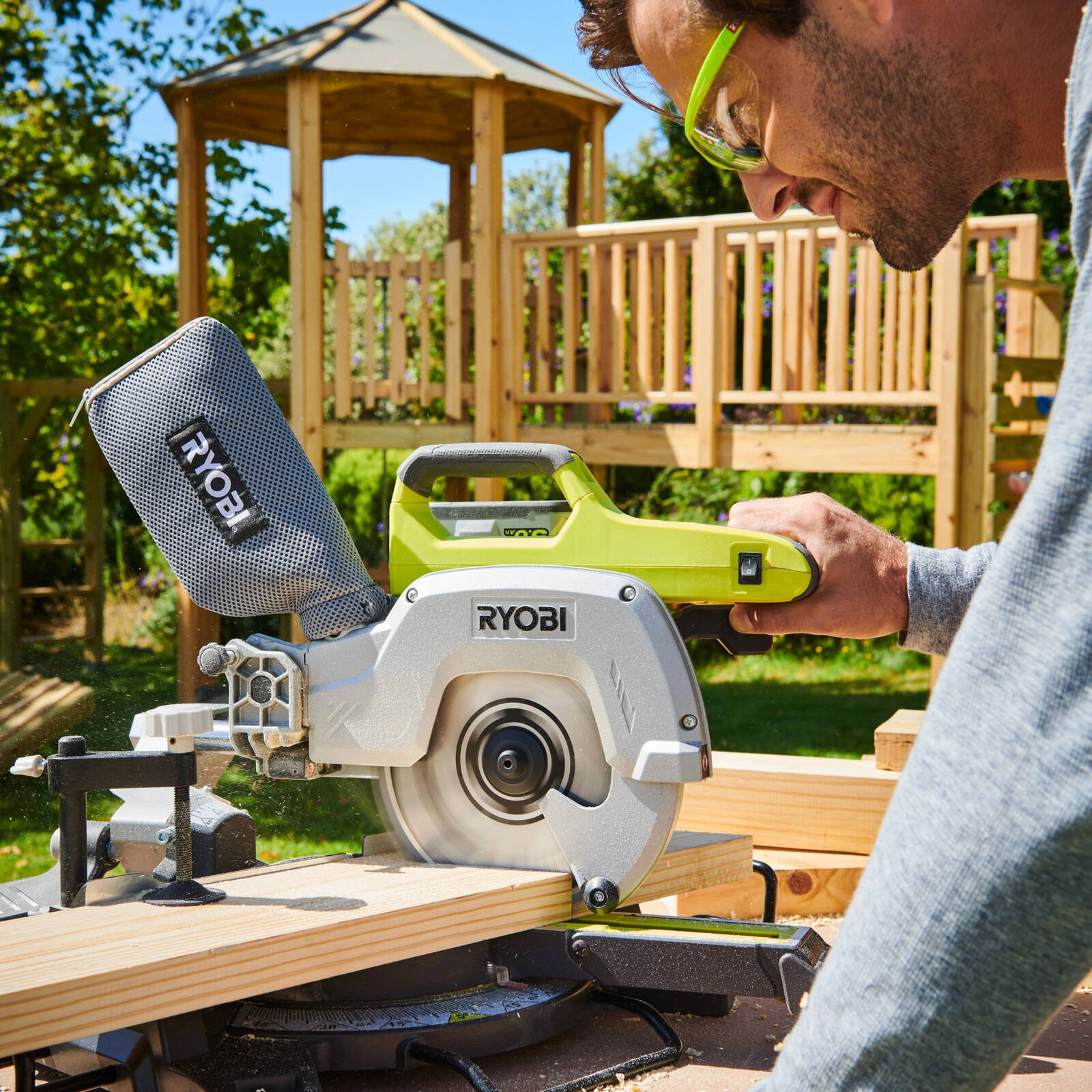Bunnings drop saw ryobi sales