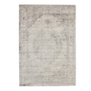 Fab Habitat 160x230cm White And Grey Taipei Traditional Distrssed Rug