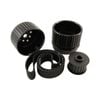 Ford Cleveland 351 Gilmer Drive Kit Black Billet Aluminium With Belt