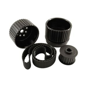 Ford Cleveland 351 Gilmer Drive Kit Black Billet Aluminium With Belt
