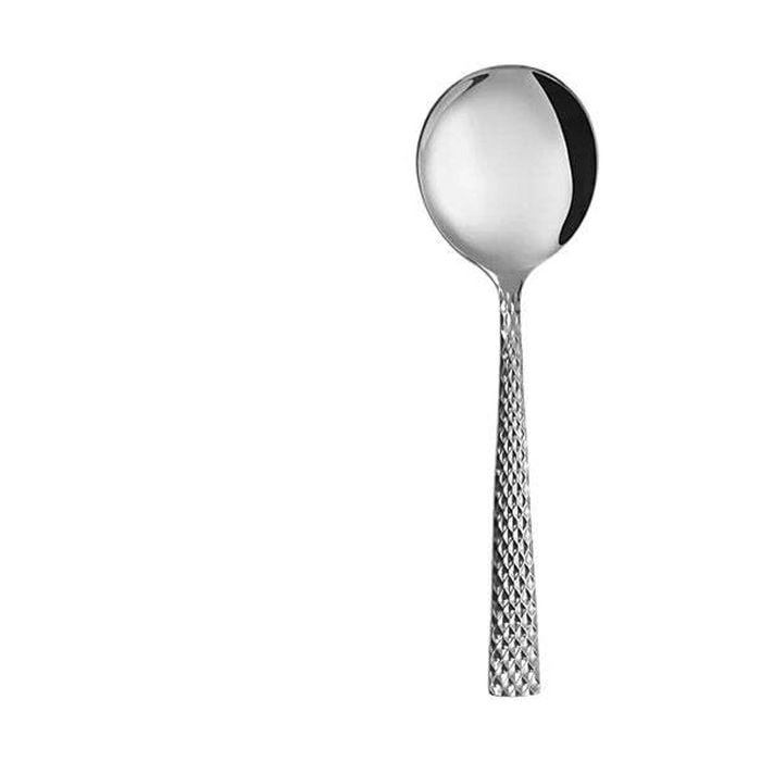Maxwell & Williams Diamonds Stainless Steel Faceted Design Soup Spoon