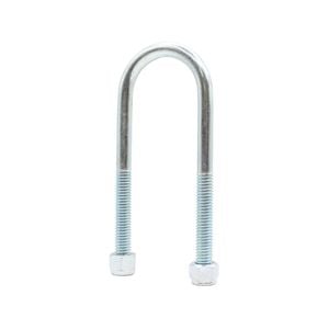 Sunrise U-bolts With Nyloc Nut 1/2" Zinc - 50mm Round, 155mm - Ub50r155z