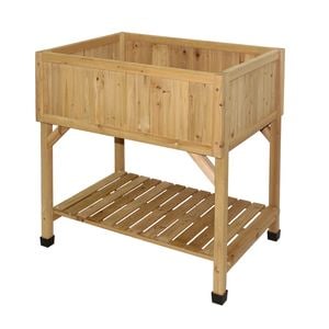 Vegtrug 78 x 58 x 80cm Natural Raised Bed Planter