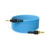 Rode 2.4m Blue Headphone Cable - 3.5mm Connection With 1/4" Adaptor