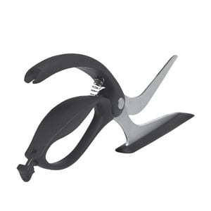 Dreamfarm Scizza Easy Ergonomic Stainless Steel Pizza Scissors & Server Black