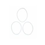 3 X Nutribullet White Rubber Seal + Gasket Ring For 600w + Blender Spare Parts
