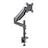P&P Black Gas Spring Monitor Mount With Full Motion Adjustment And Strong Stable Aluminium Construction