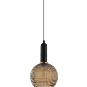 CLA Lighting Pelota Segmented Glass Pendant Light Amber
