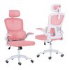 Office Chair Flip-Up Armrest SITIO - PINK - SITIO | Pink | Mesh,PP