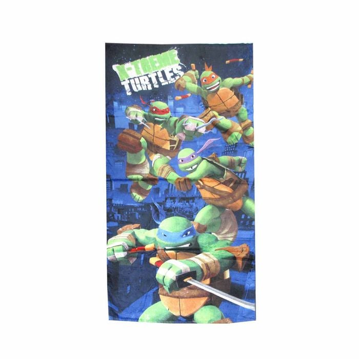 Teen Cool Theme Cotton Beach Towel 70 X 140 Cm Xtreme Ninja Turtles
