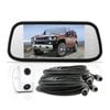 7" Replacement Mirror Ahd Monitor Dual Lens 1080p Reversing Camera 10m Cable