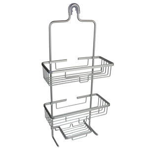Barelli Silver Over Shower Aluminium Rust Free Shower Caddy