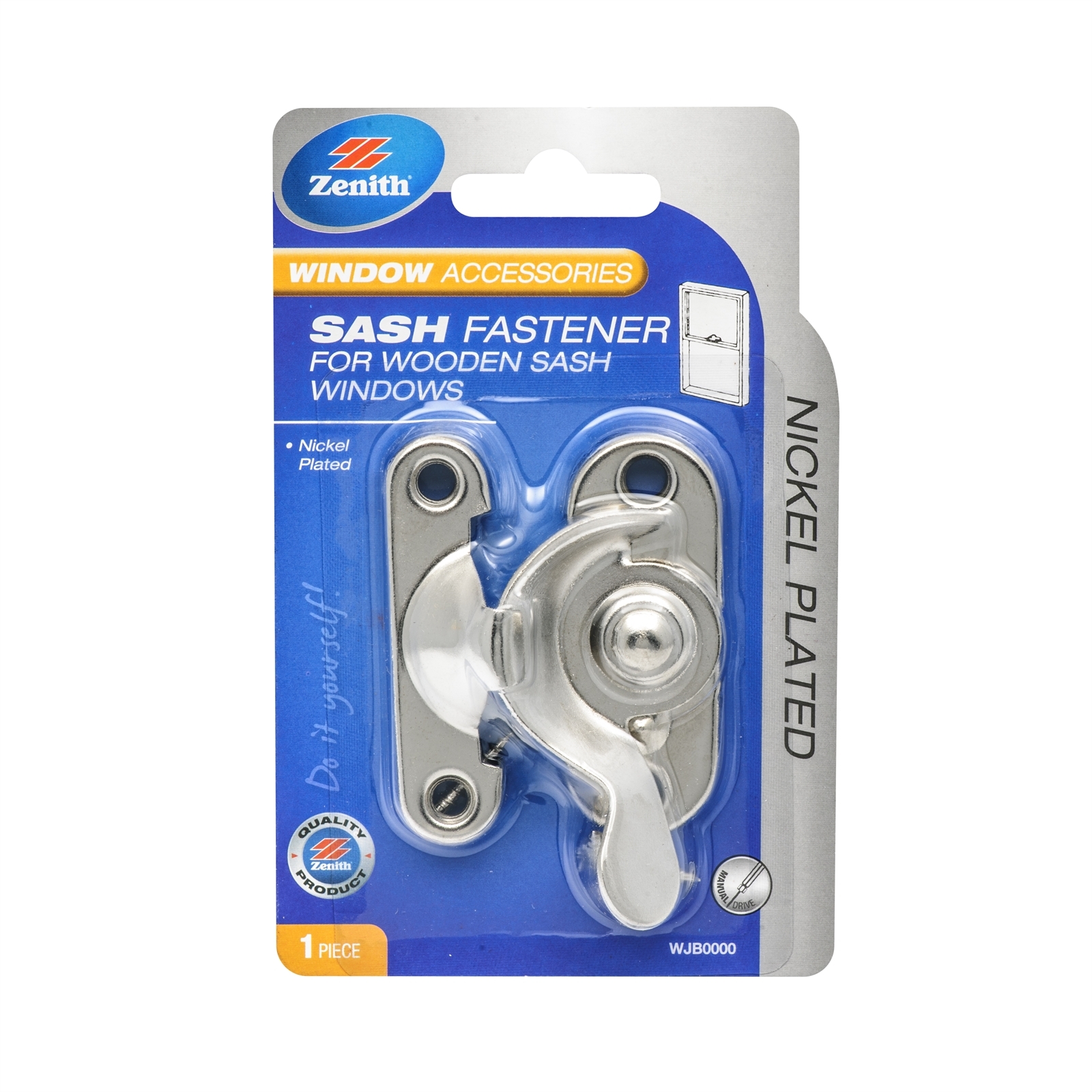 Zenith Nickel Plated Window Sash Fasteners product image