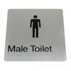 Bradley Braille Male Toilet Sign