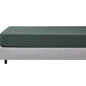 Gioia Casa 100% Jersey Cotton Soft Stretchy Breathable Fitted Sheet - Green - Single