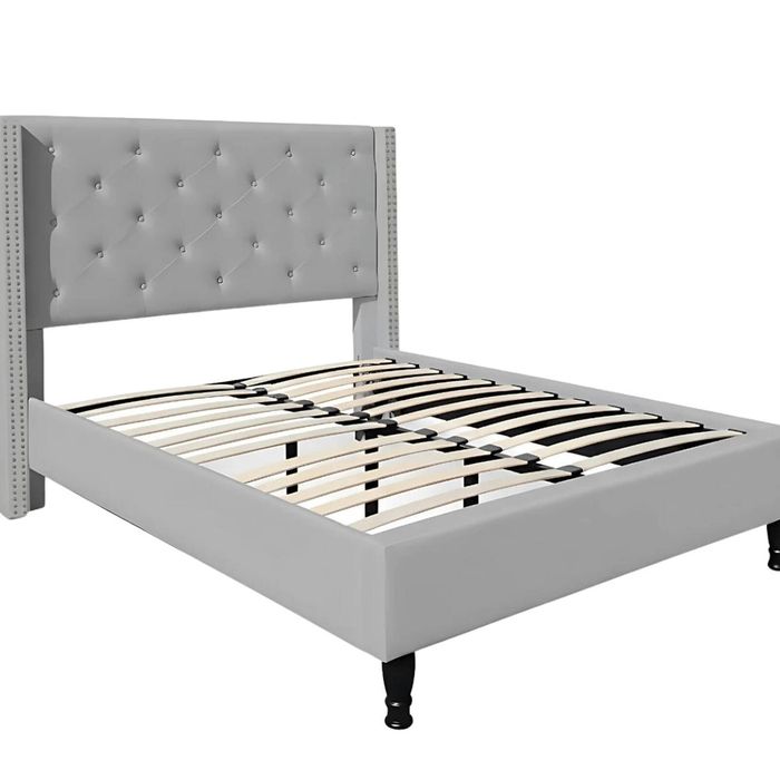 New Lisbeth Bed Frame Grey - Double