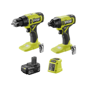 Ryobi 18V ONE+ Hammer Drill & Impact Driver Kit R18X2C14