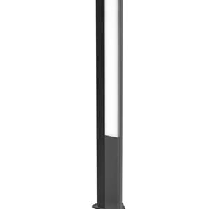 CLA Lighting Hathor LED Surface Mounted Dark Grey Bollard Light IP54 H800mm