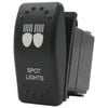 Switch Boss Dual Red LED Laser Etched Rocker Switch - Spot Lights