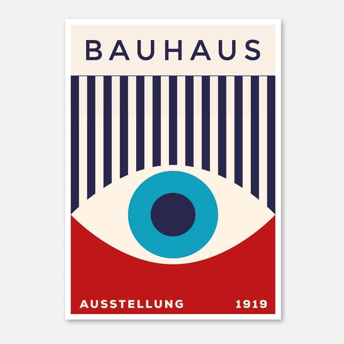 Galrie Bauhaus Ausstellung Exhibition 1919 - Iconic Modernist Art Print for Home Decor, Poster Only, A1 60 x 84cm (23 x 33inch)