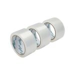 Wrap & Move 48mm x 50m Clear Packaging Tape - 3 Pack