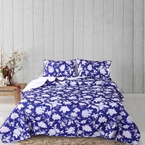 Ramesses Printed Reversible Ultrasonic Bamboo Blend Comforter Set