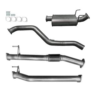 Ignite Exhausts Dpf Back For Isuzu D-max 4jj3 3l Muffler Raw Aluminised Steel