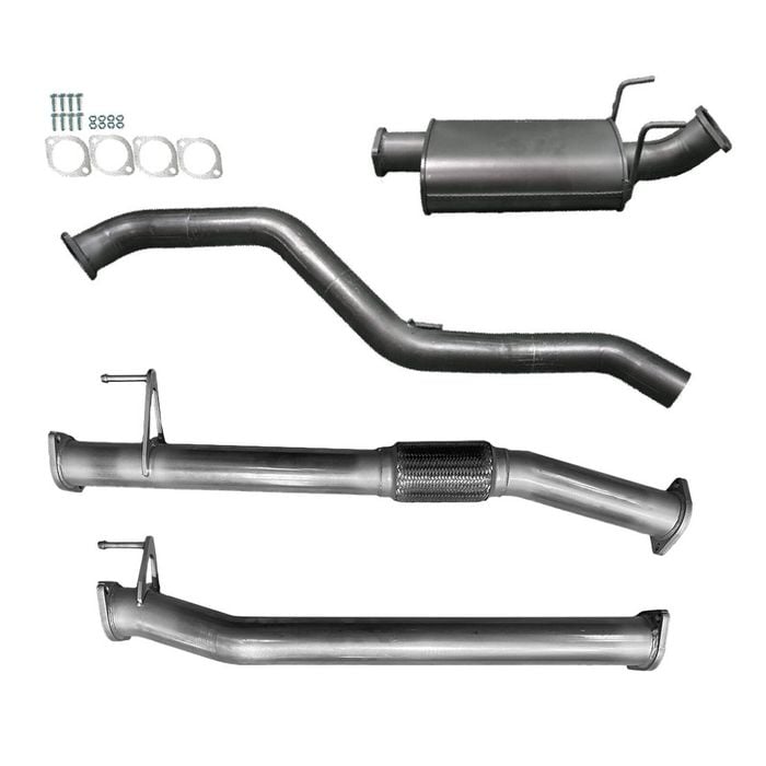Ignite Exhausts Dpf Back For Isuzu D-max 4jj3 3l Muffler Raw Aluminised Steel