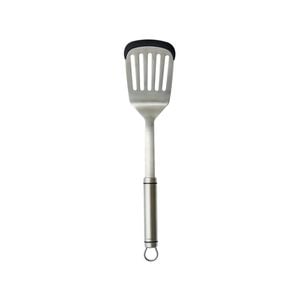A Series Stainless Steel Spatula With Silicone Rim 31.8x11x6cm Soffritto