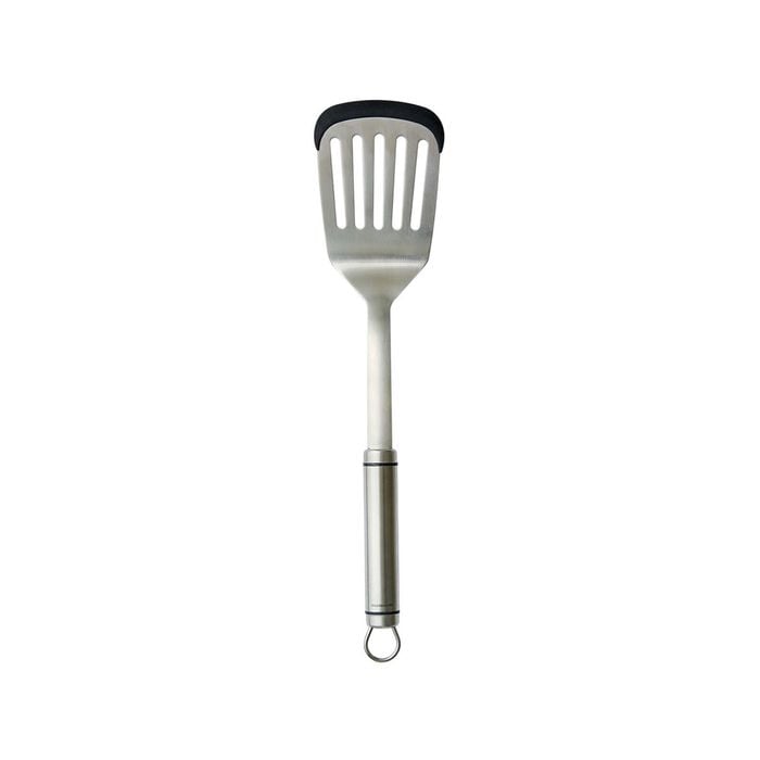 A Series Stainless Steel Spatula With Silicone Rim 31.8x11x6cm Soffritto