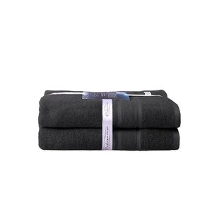 2PK Ultimate Alanya Turkish Cotton Bath Towel 550Gsm Highly Absorbant Castlerock