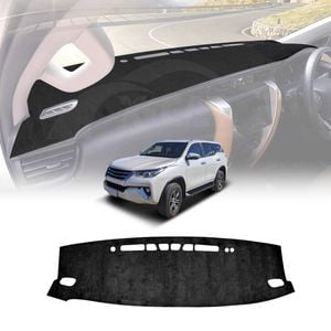 Dash Mat for Toyota Fortuner 2015-Onwards Non-Slip Microfiber Pad Cover Interior Accessories