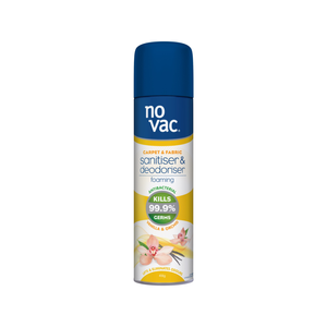 No Vac 418g Foaming Vanilla & Orchid Sanitiser & Deodoriser