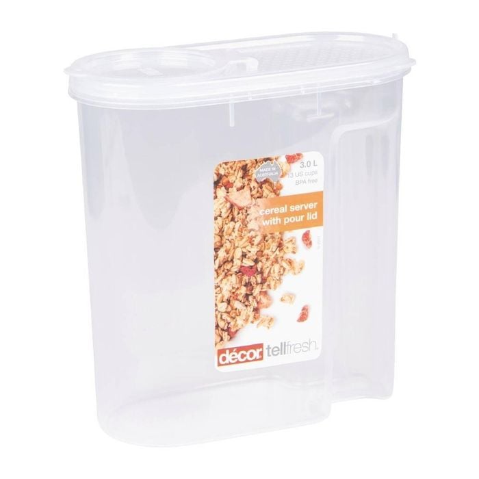 Decor Cereal Container Tellfresh 3l Airtight Kitchen Food Storage