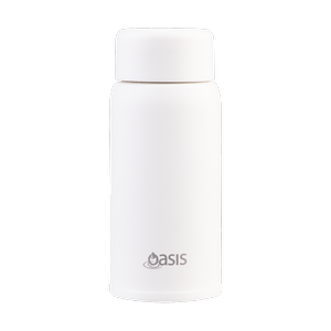 Oasis Stainless Steel Double Wall Insulated Mini Mini Drink Bottle 150ml - Linen