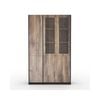 Modern Furniture SUTTON 3 Door Display Unit 120cm - Warm Oak