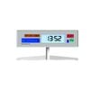 Newgate Supergenius Lcd Alarm Clock Matte White