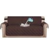 Smarcute 3 Seater Waterproof Sofa Cover Couch Cushion Furniture Protector Brown