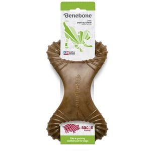 Benebone Dental Bacon Chew Toy For Puppy Large 1 Piece