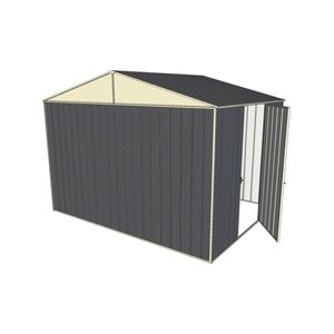 Build-a-Shed 3.0 x 2.3 x 2.3m Gable Single Hinged Side Door Shed - Grey