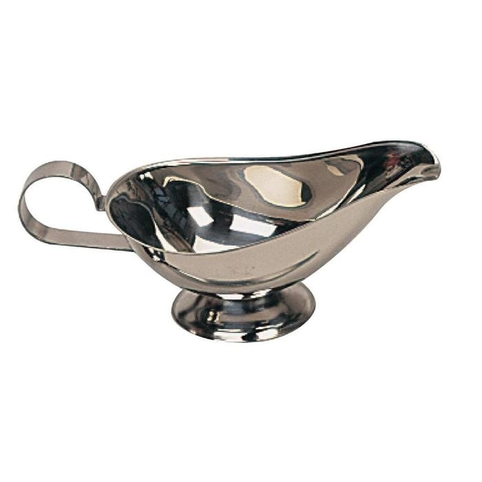 Olympia Sauce Boat Stainless Steel 275ml Gravy Jug Commercial Tableware